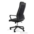 UNIQUE FOX irodai szék - fekete váz, fekete szövet