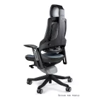 UNIQUE WAU FAB ergonomikus irodai szék, fekete váz-palaszürke szövet
