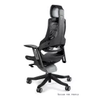 UNIQUE WAU ELASTOMER ergonomikus irodai szék, fekete váz-szürke