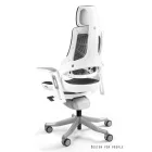 UNIQUE WAU FAB ergonomikus irodai szék, fehér váz-fekete szövet