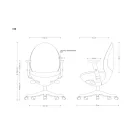 UNIQUE OVO ergonomikus irodai szék