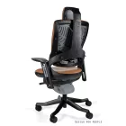 UNIQUE WAU 2 BŐR ergonomikus irodai szék, fekete váz