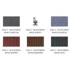 UNIQUE WAU 2 ergonomikus irodai szék, fekete váz-világosszürke háló