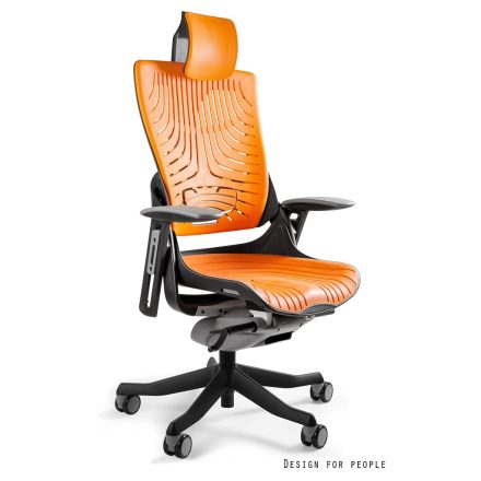 UNIQUE WAU 2 ELASTOMER ergonomikus irodai szék, fekete váz-mango