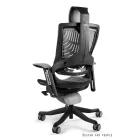 UNIQUE WAU 2 ELASTOMER ergonomikus irodai szék, fekete váz-szürke