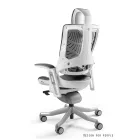 UNIQUE WAU 2 FAB ergonomikus irodai szék, fehér váz-fekete szövet