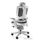 UNIQUE WAU 2 BŐR ergonomikus irodai szék, fehér váz