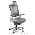 UNIQUE WAU 2 ergonomikus irodai szék, fehér váz-sötétszürke háló
