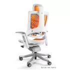 UNIQUE WAU 2 ELASTOMER ergonomikus irodai szék, fehér váz-mango