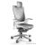 UNIQUE WAU 2 ELASTOMER ergonomikus irodai szék, fehér váz-szürke, OUTLET