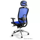 UNIQUE VIP ergonomikus irodai szék, kék
