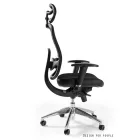 UNIQUE VIP ergonomikus irodai szék, fekete, összeszerelt