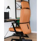 UNIQUE SONOMA vezetői irodai szék, valódi bőr