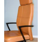 UNIQUE SONOMA vezetői irodai szék, valódi bőr