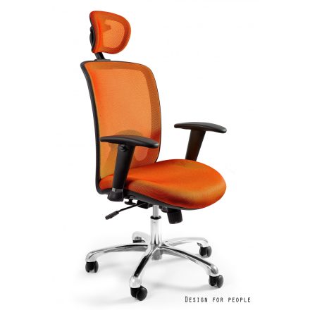 UNIQUE EXPANDER ergonomikus irodai szék, narancs