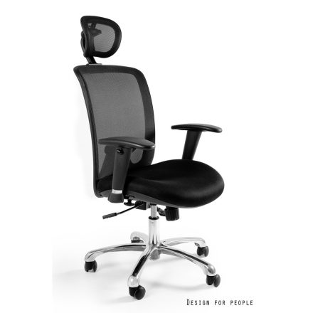UNIQUE EXPANDER ergonomikus irodai szék, fekete