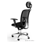 UNIQUE EXPANDER ergonomikus irodai szék, fekete