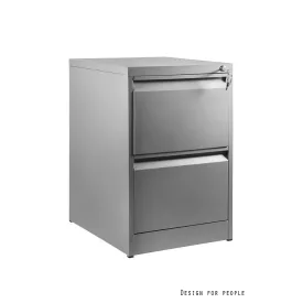 UNIQUE XD-001-2D irattartó szekrény, konténer - szürke