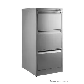 UNIQUE XD-001-3D irattartó szekrény, konténer - szürke