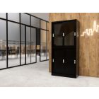 Unique XD-015 fémszekrény, fekete