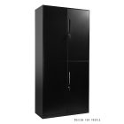 UNIQUE XD-030 irattartó szekrény, fekete