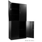 UNIQUE XD-030 irattartó szekrény, fekete