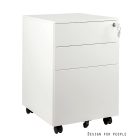 UNIQUE XD-040-3 görgős konténer, fehér