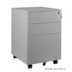 UNIQUE XD-040-3 görgős konténer, szürke