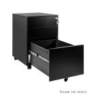 UNIQUE XD-040-3 görgős konténer, szürke