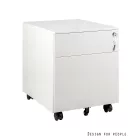 UNIQUE XD-041-2 görgős konténer, fehér