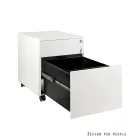 UNIQUE XD-041-2 görgős konténer, szürke