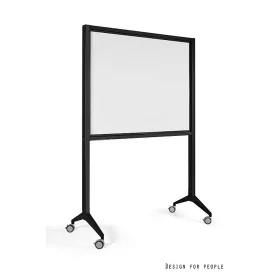   UNIQUE YUMI Fehértábla, mágneses, matt, 108x85 cm, mobil kerettel