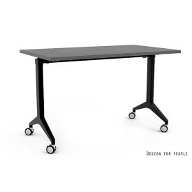 UNIQUE YUMI S görgős íróasztal, fekete váz UNIQUE YUMI S görgős íróasztal, fekete váz