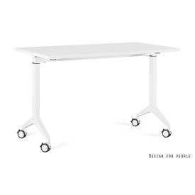 UNIQUE YUMI S görgős íróasztal, fehér váz UNIQUE YUMI S görgős íróasztal, fehér váz