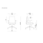 UNIQUE SCOPE LOW ergonomikus irodai szék