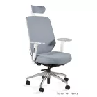 UNIQUE HERO ergonomikus irodai szék, szövet háttámlával, szürke