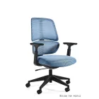 UNIQUE ERGO LOW ergonomikus irodai szék, szövetes ülőlappal