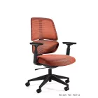 UNIQUE ERGO LOW ergonomikus irodai szék, szövetes ülőlappal