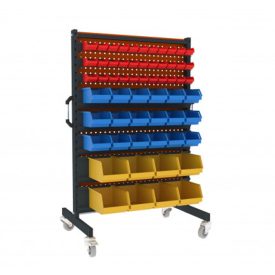 Görgős perforált fal dobozokkal WW