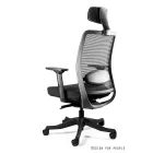 UNIQUE ANGGUN ergonomikus irodai szék, valódi bőr 