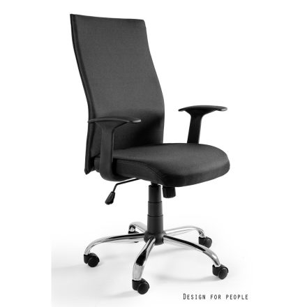 Unique Black On Black irodai szék, fekete