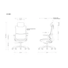 UNIQUE ELEGANCE ergonomikus irodai szék