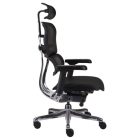 ANTARES ERGOHUMAN Elite II ergonomikus irodai szék, Fekete váz-fekete háló