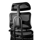 UNIQUE ERGOTECH ergonomikus irodai szék, fekete vázas