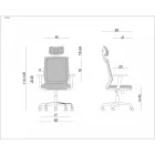 UNIQUE ESTA ergonomikus irodai szék