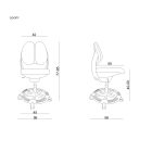 UNIQUE GOOFY gyerekszék, több színben