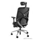 UNIQUE HERO ergonomikus irodai szék, fekete