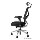 UNIQUE HERO ergonomikus irodai szék, fekete