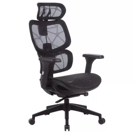 ANTARES HUMANTECH ergonomikus irodai szék, lábtartóval