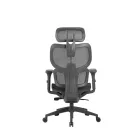 ANTARES HUMANTECH ergonomikus irodai szék, lábtartóval